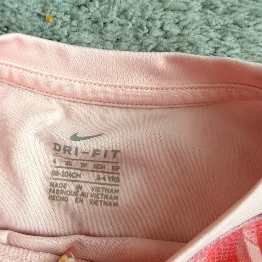 Nike Kids' Pink and Orange Graphic Tee - Picture 3 of 4